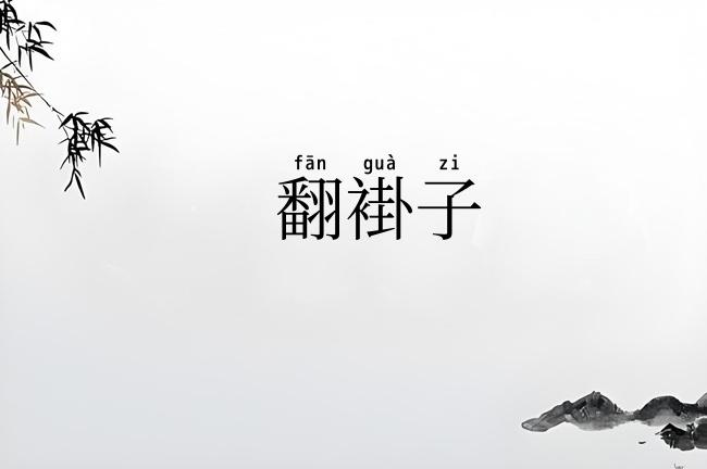 翻褂子
