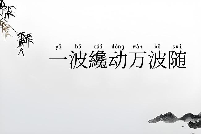一波纔动万波随