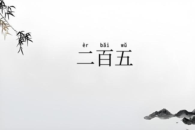 二百五