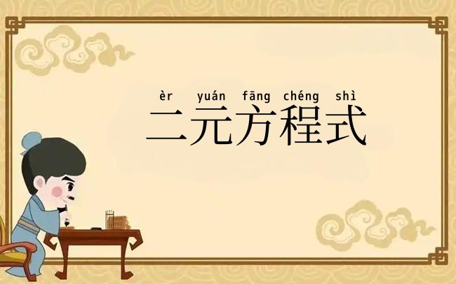 二元方程式