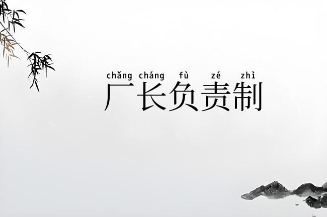 厂长负责制