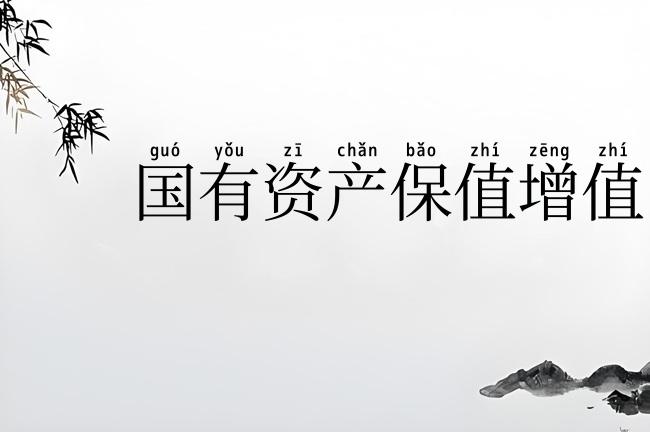 国有资产保值增值