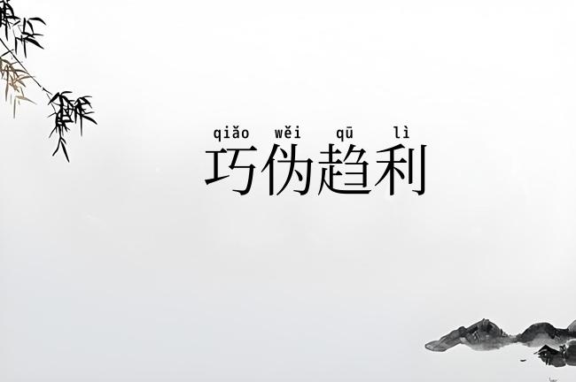 巧伪趋利