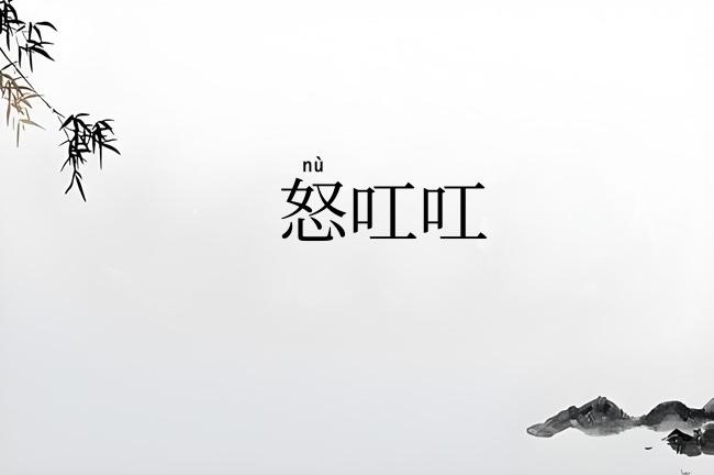 怒叿叿