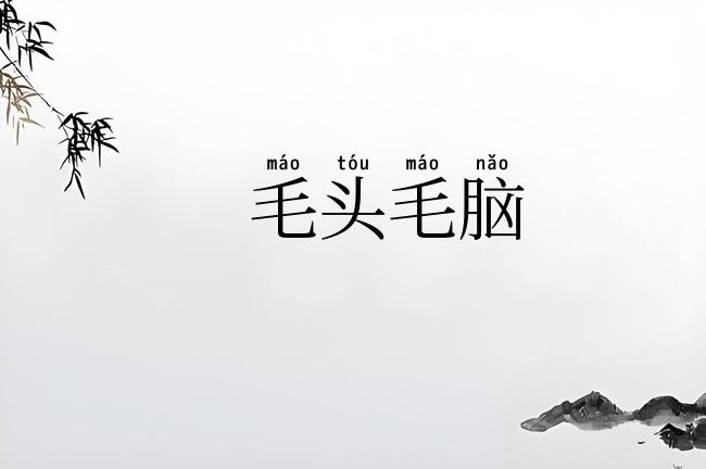 毛头毛脑