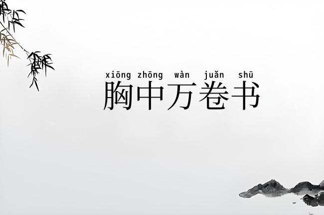 胸中万卷书
